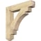 Ekena Millwork Merced Craftsman Rough Sawn Bracket, Douglas Fir, 6"W x 36"D x 36"H BKT06X36X36MRC04RDF - alternate 1